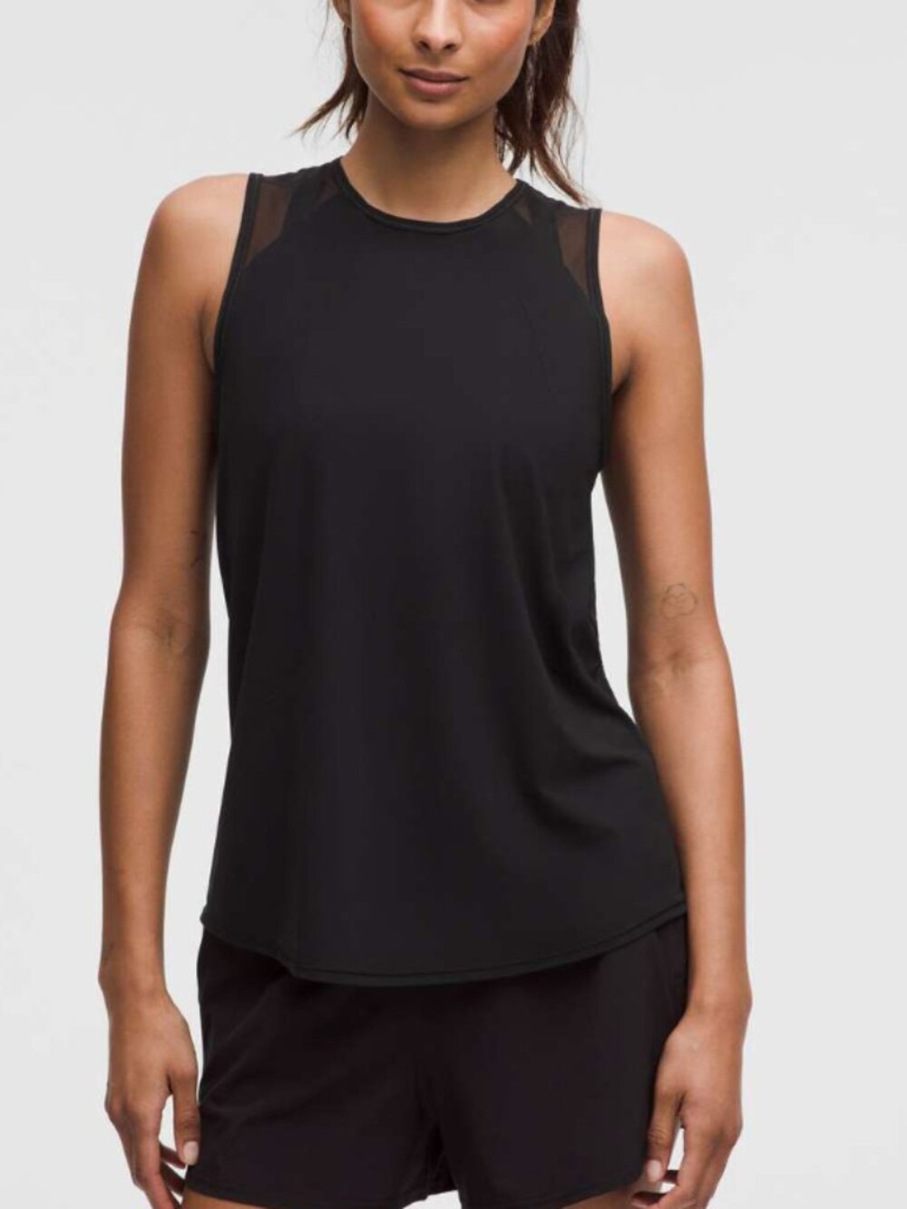 Lululemon Sculpt Tank Top Black 12 mesh